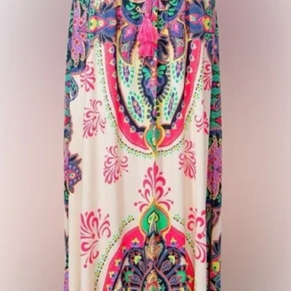 Flying Tomato Vibrant Multicolor Maxi Skirt